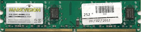 Markision 2 GB DDR2-800MHz